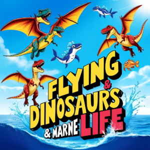 Flying Dinosaurs & Marine Life